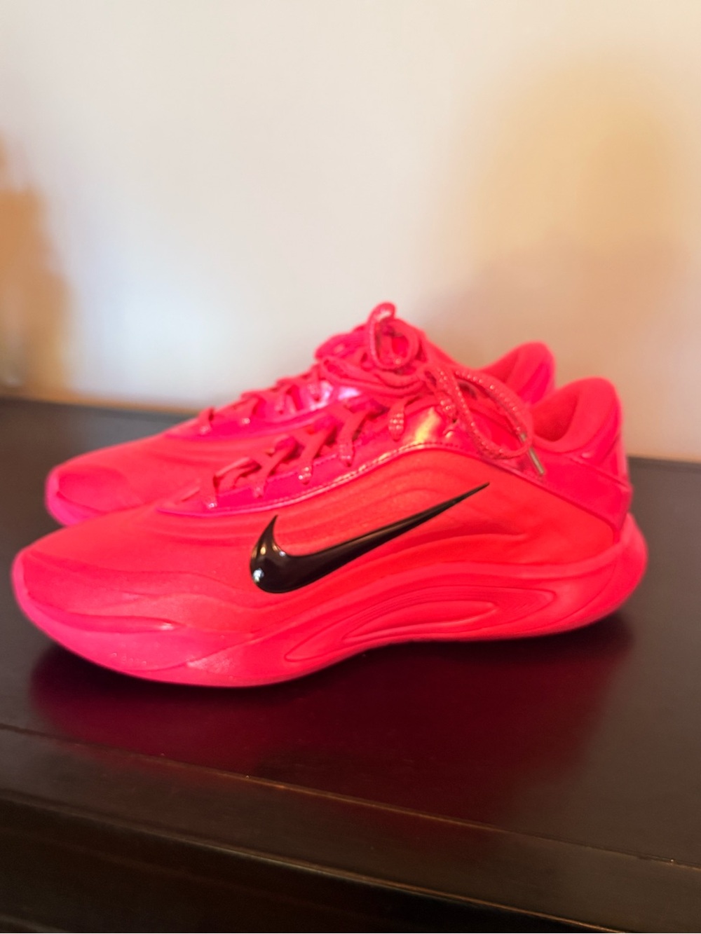 Nike Women’s 12.5 Basketball Sneakers Unique A’One ASW in Hyper Pink